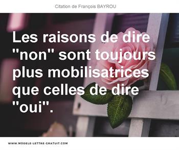 Citations François BAYROU
