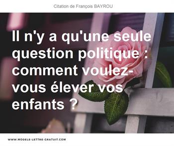Citations François BAYROU