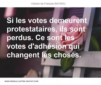 Citations François BAYROU
