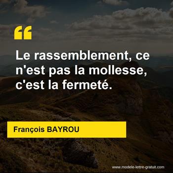 Citations François BAYROU