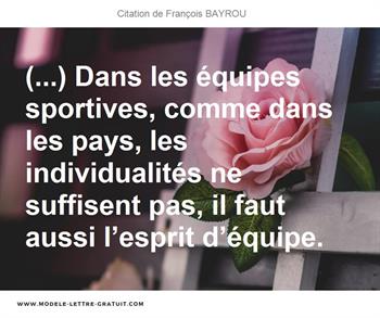Citations François BAYROU
