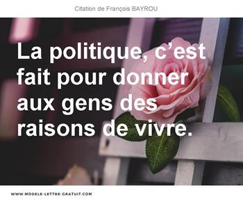 Citations François BAYROU