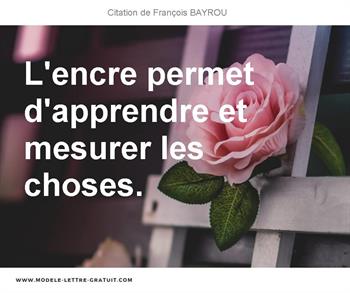 Citations François BAYROU