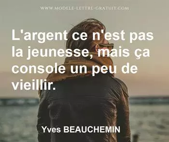 Citation de Yves BEAUCHEMIN