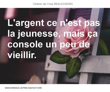 Citations Yves BEAUCHEMIN