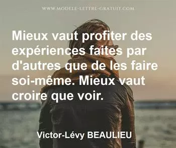 Citation de Victor-Lévy BEAULIEU