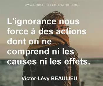 Citation de Victor-Lévy BEAULIEU