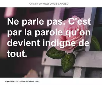 Citations Victor-Lévy BEAULIEU