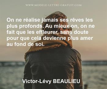 Citation de Victor-Lévy BEAULIEU