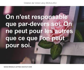 Citations Victor-Lévy BEAULIEU