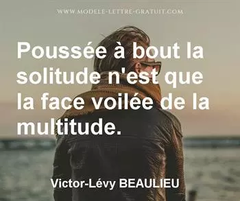 Citation de Victor-Lévy BEAULIEU