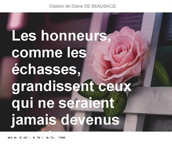 Citations Diane DE BEAUSACQ