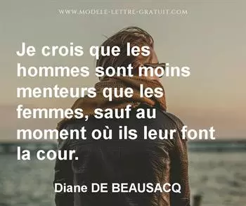 Citation de Diane DE BEAUSACQ