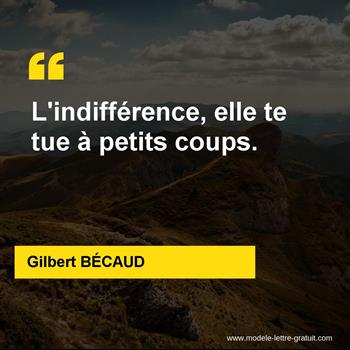 Citations Gilbert BÉCAUD