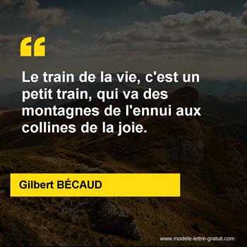 Citation de Gilbert BÉCAUD