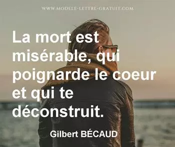 Citation de Gilbert BÉCAUD