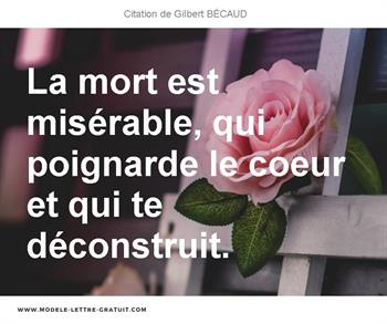 Citations Gilbert BÉCAUD