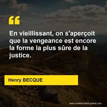 Citation Henry BECQUE