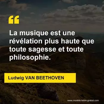 Citation Ludwig VAN BEETHOVEN