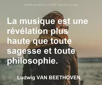 Citation de Ludwig VAN BEETHOVEN
