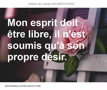 Citations Ludwig VAN BEETHOVEN