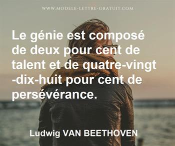Citation de Ludwig VAN BEETHOVEN