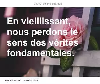 Citations Eve BELISLE