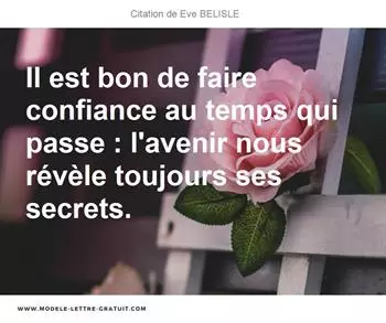 Citations Eve BELISLE