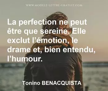 Citation de Tonino BENACQUISTA