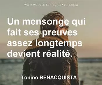 Citation de Tonino BENACQUISTA