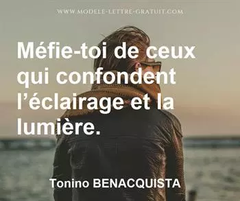 Citation de Tonino BENACQUISTA