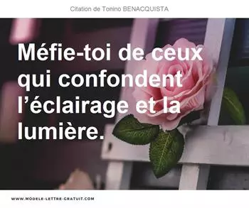 Citations Tonino BENACQUISTA