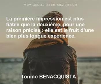 Citation de Tonino BENACQUISTA
