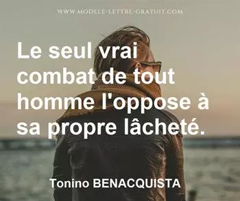Citation de Tonino BENACQUISTA