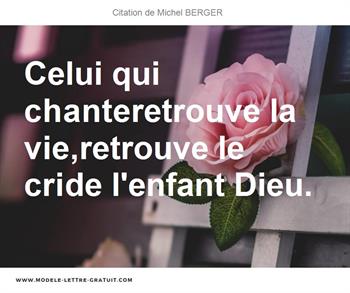 Citations Michel BERGER