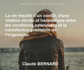 Citation de Claude BERNARD