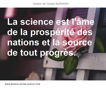 Citations Claude BERNARD