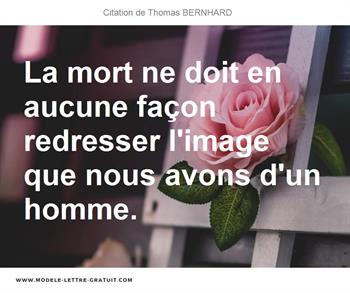 Citations Thomas BERNHARD