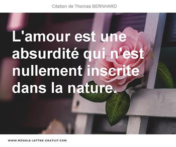 Citations Thomas BERNHARD