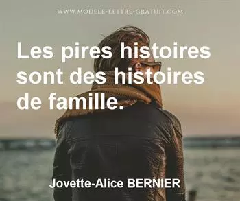 Citation de Jovette-Alice BERNIER