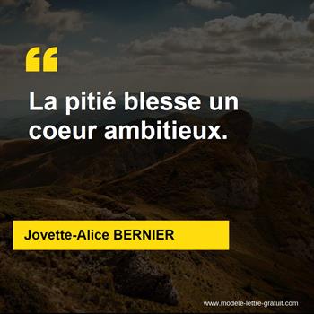 Citations Jovette-Alice BERNIER