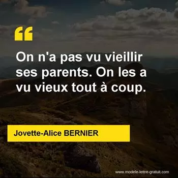 Citation Jovette-Alice BERNIER