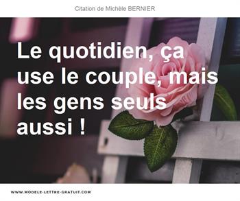 Citations Michèle BERNIER