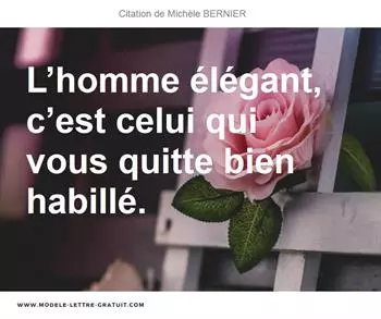 Citations Michèle BERNIER