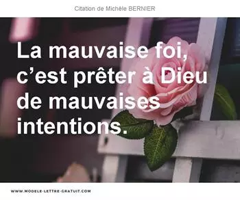 Citations Michèle BERNIER
