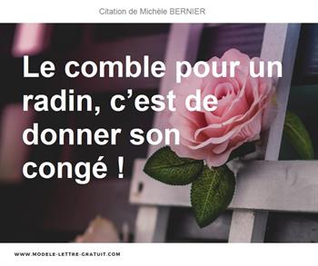 Citations Michèle BERNIER
