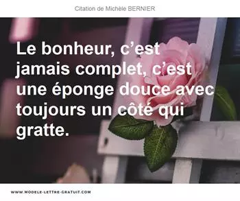 Citations Michèle BERNIER