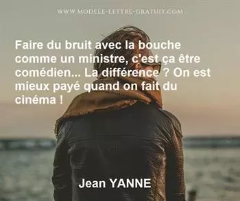 Citation de Jean YANNE
