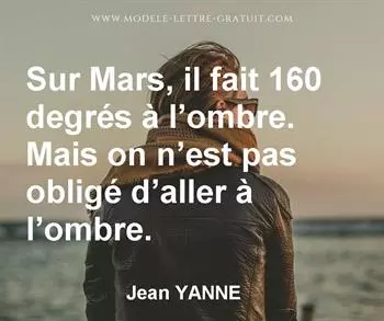 Citation de Jean YANNE
