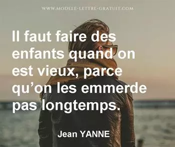 Citation de Jean YANNE